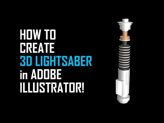 How to Create a 3D Lightsaber in Adobe Illustrator