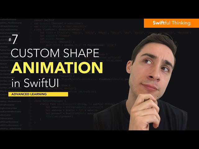 Animate Custom shapes with AnimateableData in SwiftUI | Advanced Learning #7