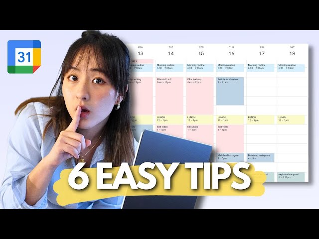 How To Use Google Calendar: 6 EASY Tips and Tricks