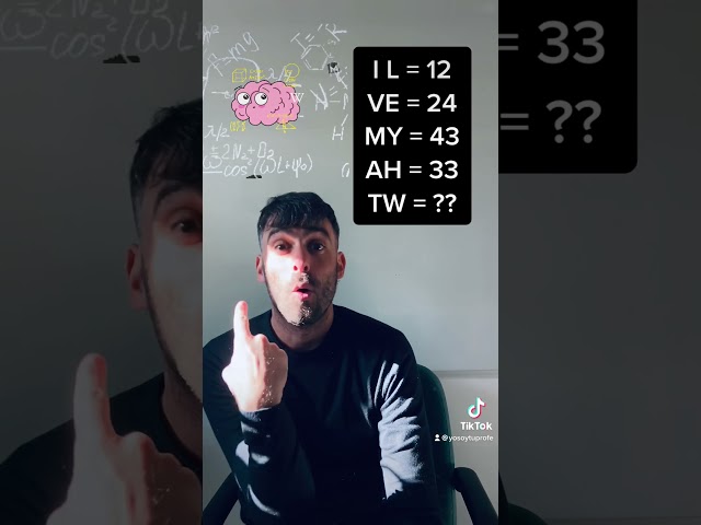 ¿Cuánto vale cada letra? 🧐 #acertijo #matematicas