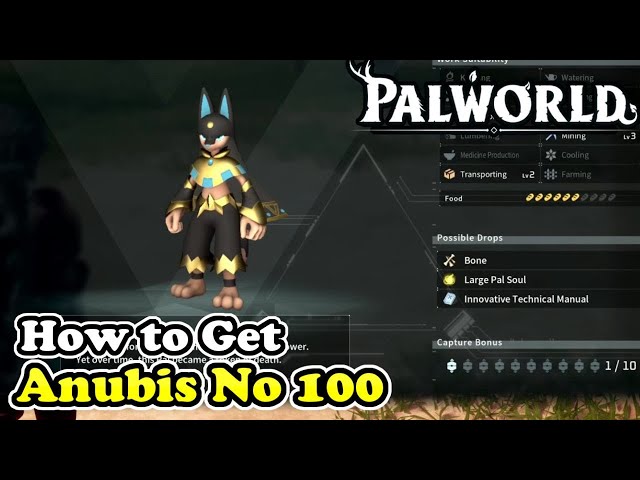 Palworld How to Get Anubis (Palworld No 100)