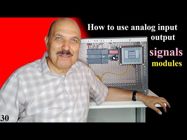How to use analog input/output signals modules - analog input output programming examples