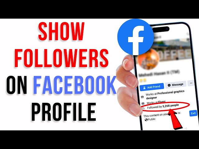 How to show followers on Facebook profile 2024