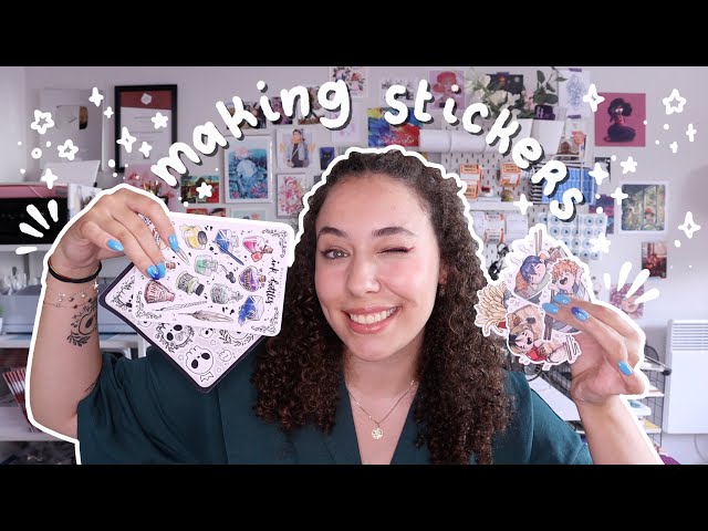 🌱 How I Make Stickers 🌱 Die Cut & Kiss Cut Sticker Sheets Tutorial