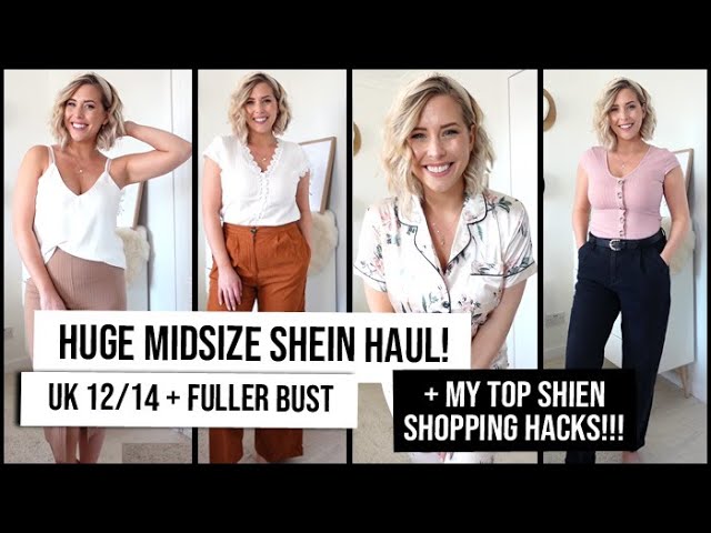 Midsize Shein Haul 2021 + SECRET SHEIN SHOPPING TIPS! | UK Size 12/14 & Fuller Bust - NOT SPONSORED!