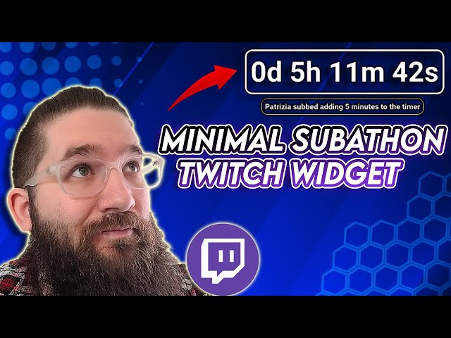 The ONLY Minimal Subathon Widget For Twitch You'll NEED