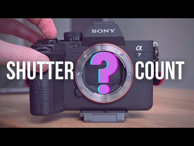 How to Check Shutter Count for Sony Cameras || a7IV, a7III, a7C, etc.