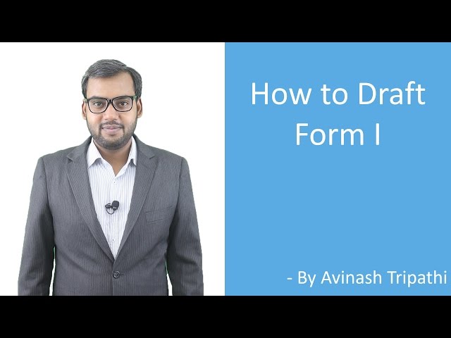 Drafting Form I for filing combination notice with CCI