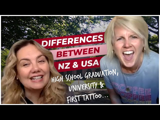 Differences Between New Zealand & USA | High School Graduation, University &  First Tattoos... 👀