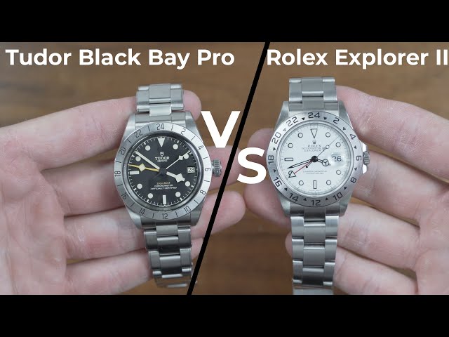 Rolex Explorer II worth DOUBLE  Black Bay Pro?