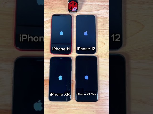 iPhone vs iPhone - Which iPhone turns ON first? 😮.            #iphone #android #phones #test