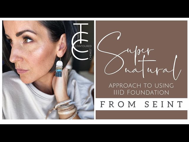 Natural Application using IIID Foundation from Seint // Get Ready with Me