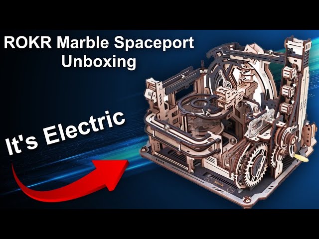 ROKR’s First Ever Motorised Marble Run | Marble Spaceport