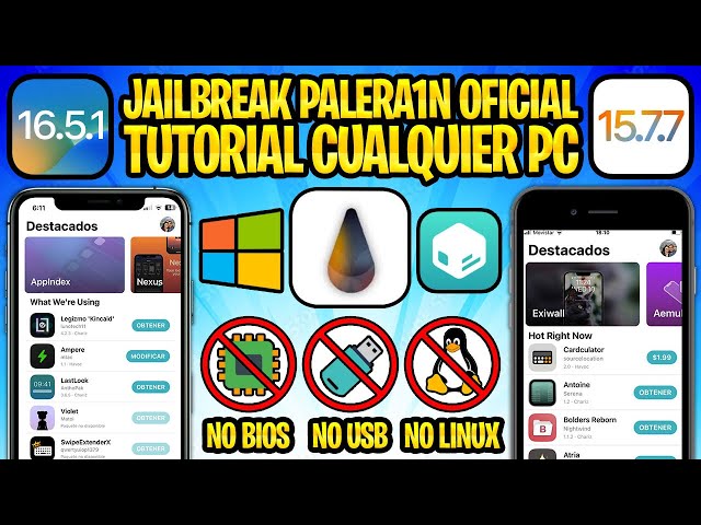 PALERA1N WINDOWS TUTORIAL WITHOUT USB ✅ NEW JAILBREAK iOS 16.5 and 15.7.7 (OFFICIAL WinRa1n)