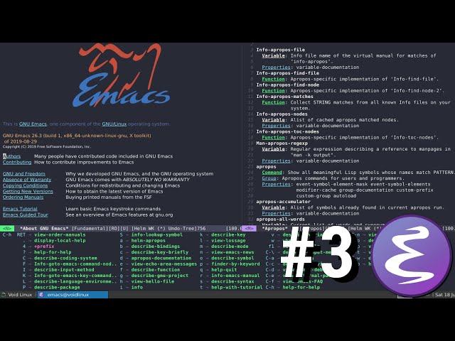 Let Emacs teach you Emacs! | Emacs Help System | Switching to Emacs #3