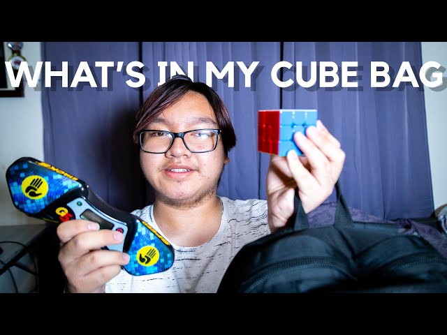 What's In My Bag For A Rubik's Cube Competition
