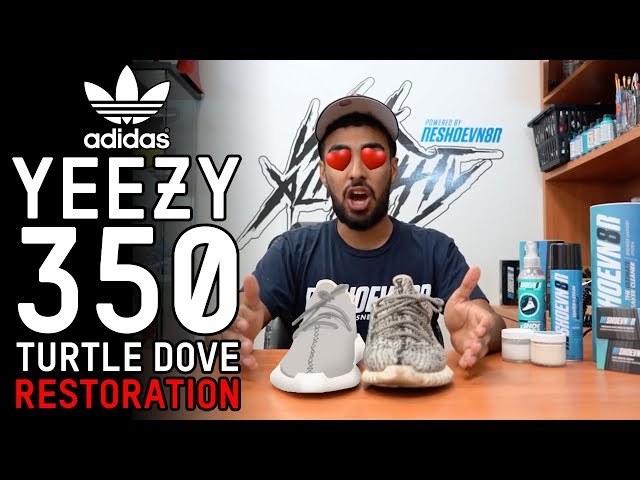 Yeezy 350 Turtle Dove Restoration Tutorial with Vick Almighty