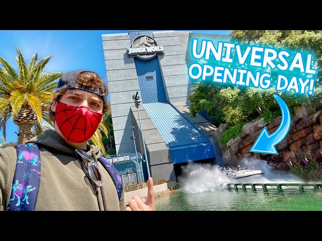 Universal Studios Hollywood is Back Open! | Opening Day!