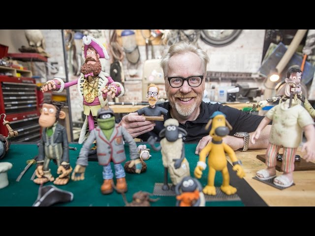 Adam Savage Meets Aardman Animations' Puppets!
