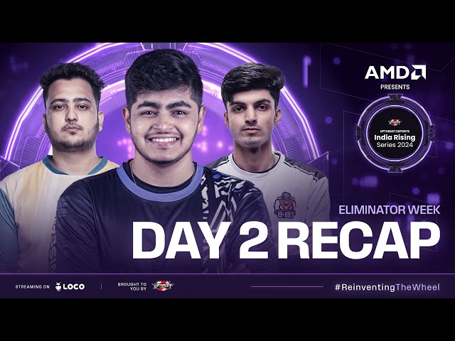 AMD Presents UE India Rising Series 2024 | BGMI | League Stage Day-2 Highlights