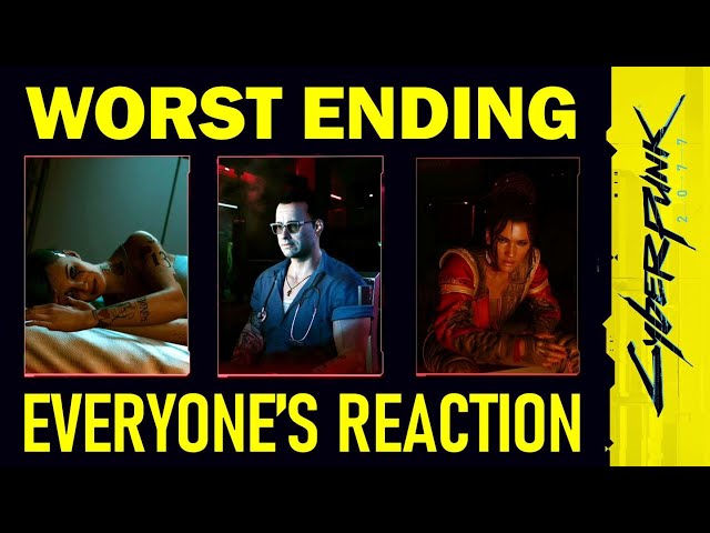 V's Suicide:Panam, Judy, Viktor, Mama Welles & Misty's Reaction in Worst Ending | Cyberpunk 2077