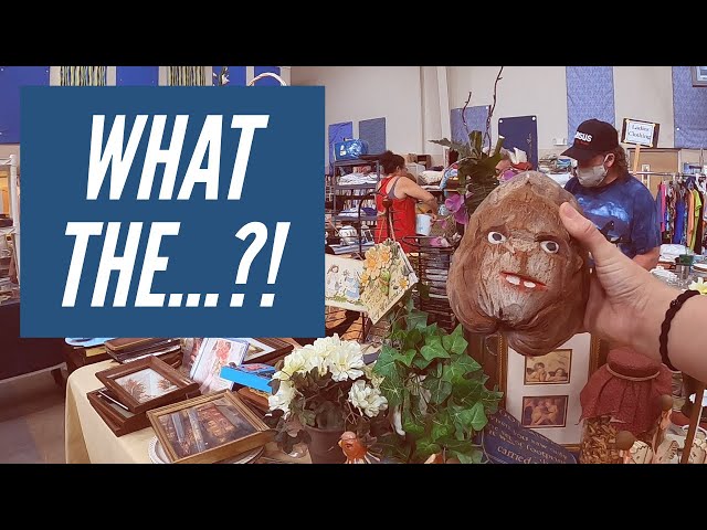 WHAT THE HECK DID I JUST FIND?! | Church YARD SALE With Me To Sell On Ebay, Poshmark & Etsy!