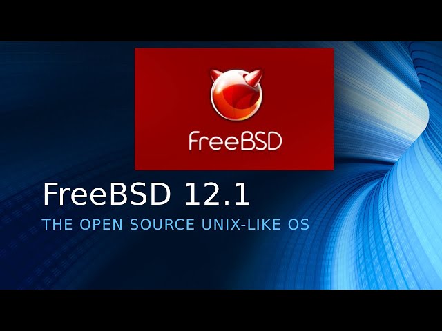 A Look and brief introduction to FreeBSD 12.1