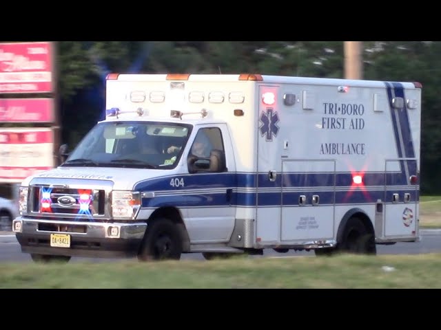 Tri Boro First Aid Squad Ambulance 404 Responding 8-9-23