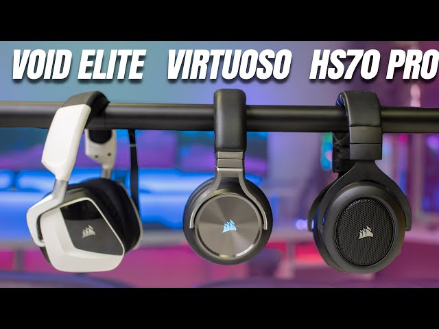 HS70 Pro vs Void Elite vs Virtuoso SE - BEST WIRELESS HEADSET