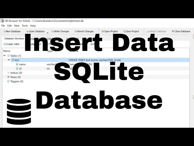 How to Insert Data into a SQLite Database  - SQLite Tutorial