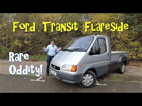 Driving a Ford Transit Mk5 Flareside! Rare Oddity!