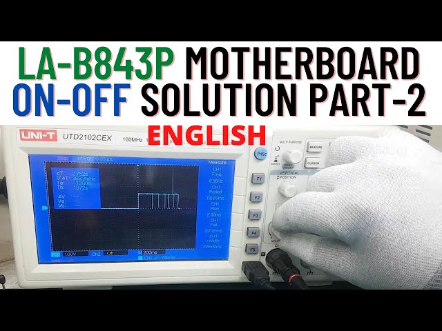 La-B843p How to Solve ON-OFF Problem in Motherboard English Part 2|Online Chiplevel Repairing course