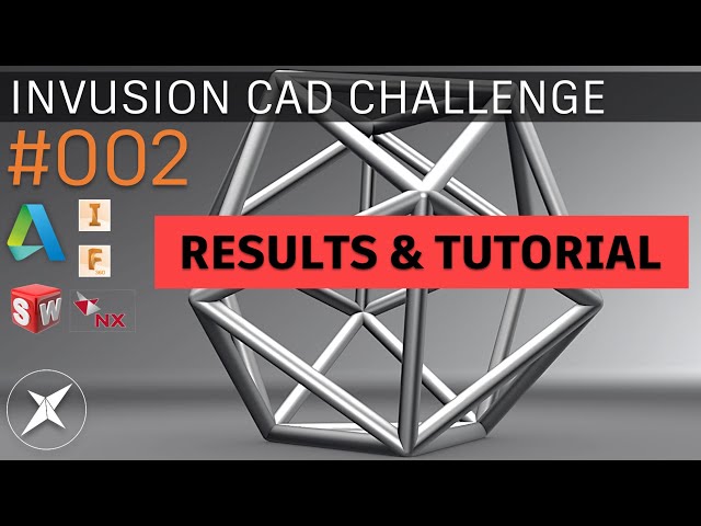 Invusion CAD Challenge #002 RESULTS & TUTORIAL! - Inventor & Fusion 360