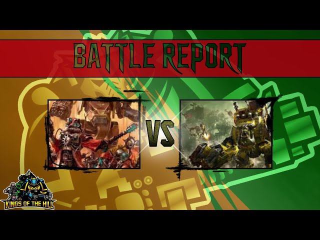 Orks vs. Adeptus Mechanicus GT - 9. Edition Battlereport  - Warhammer 40.000