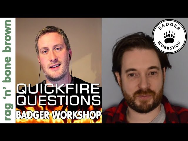 MAKER QUICKFIRE QUESTIONS #3: Matthew Smith (Badger Workshop) Q&A Interview