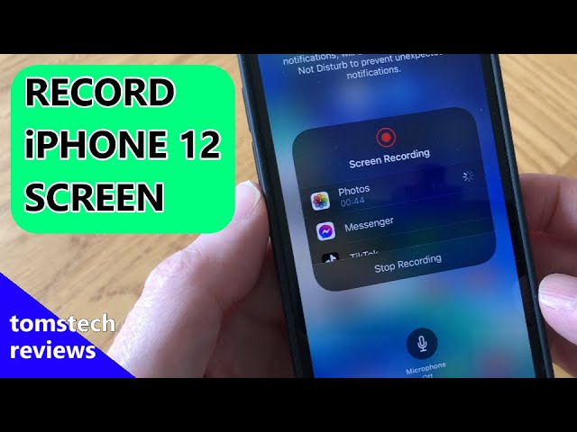 How To Record iPhone 12 Screen
