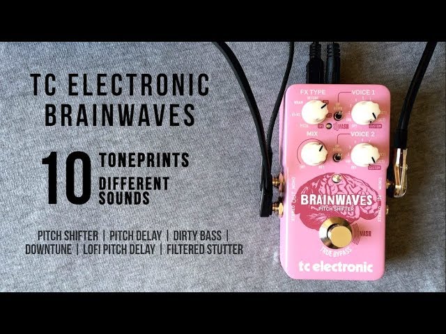 TC Electronic Brainwaves Pitch Shifter - 10 Different Sounds / TonePrints