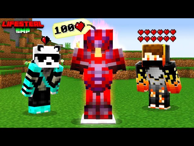 How I Stole 100000 Hearts for ILLEGAL ARMOR in this Minecraft SMP