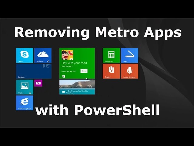 How To Remove All Metro Apps via PowerShell in Windows 8 with Three Commands