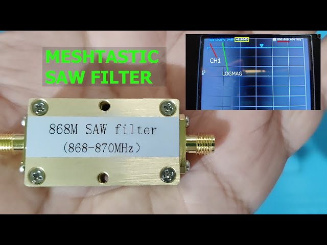 Meshtastic 868 MHz SAW Filter, Bandpass Filter Review by Technology Master