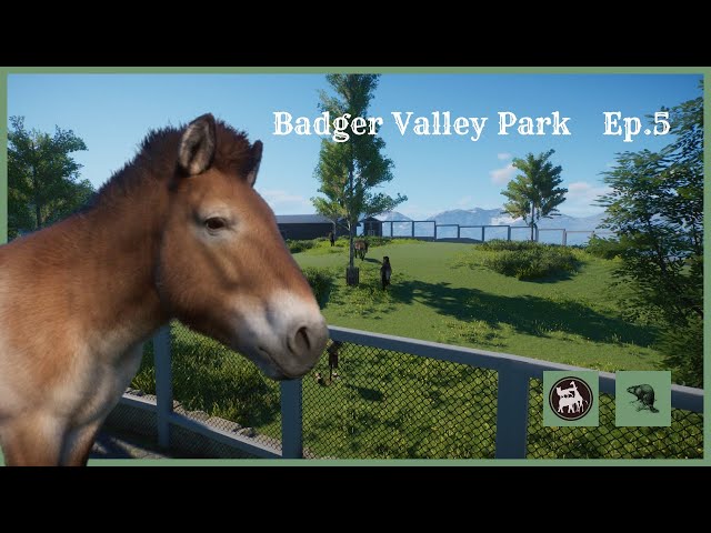 Przewalski's Horse Habitat | Badger Valley Park | Planet Zoo | Speed Build | Ep.5