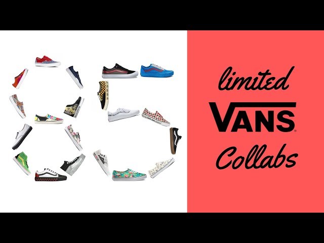 85 Limited Vans Shoe Collabs (Star Wars, Supreme, Nasa & More!)