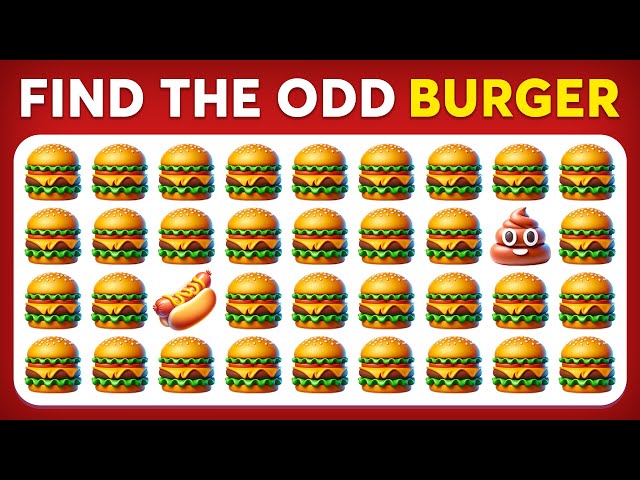 Find the ODD One Out - Junk Food Edition 🍩🍔🍕 60 Levels Emoji Quiz | Pup Quiz