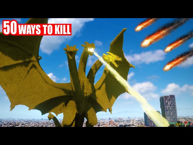 50 Ways To Kill KING GHIDORAH | Teardown