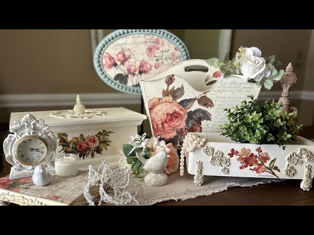 Creating Shabby Chic Thrift Flips with the IOD Spring Release