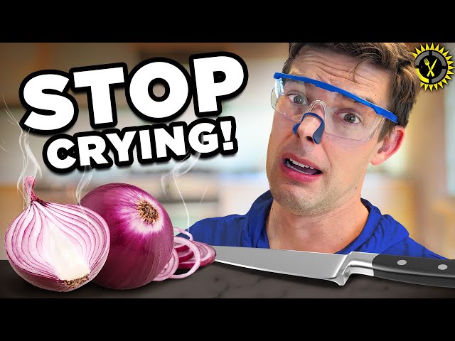 Food Theory: We Debunked the WORST Onion Cutting Hacks!