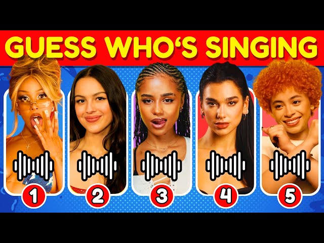 Guess Who's Singing ✅🎤 TikTok's Most Viral Songs Edition 📀🎵 Ice Spice, Tyla, Taylor Swift, Doja Cat