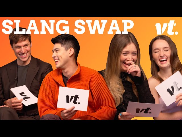 Slang Swap with the cast from the new film Ticket To Paradise! | VT