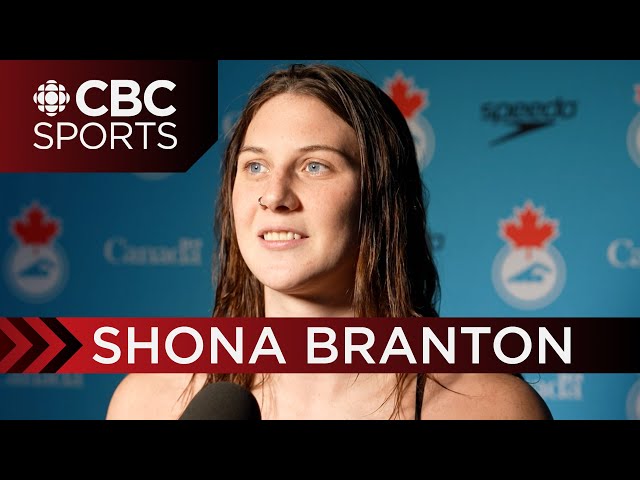Canadian Swimmer Shona Branton is looking to the future and her goal is to be even faster