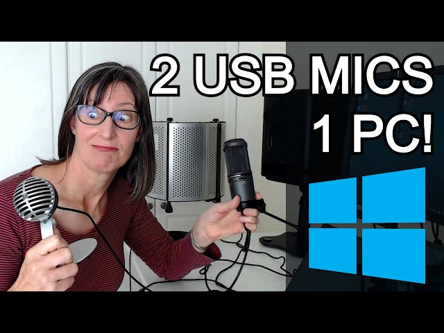 Record Two USB Mics At Once on Windows PC - Audacity & Reaper Tutorial